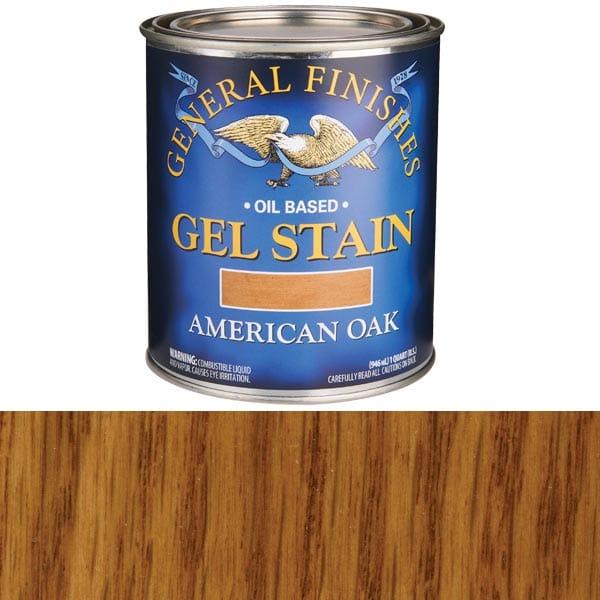 Gel Stain - Oil Based - Color:American Oak - Size:1 Quart